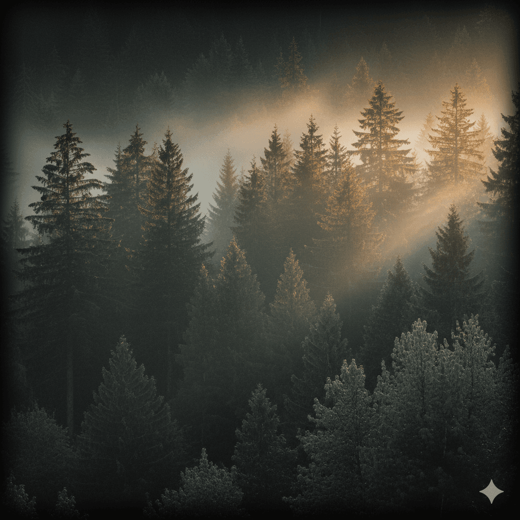 Cannabis forest background pattern for Happy Time Dispensary blog